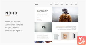 NOHO - Creative Agency Portfolio Muse Template