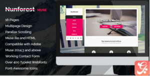 Nunforest - Multipurpose Muse template
