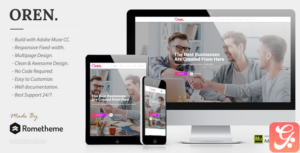 OREN - Responsive Multipurpose Adobe Muse Template