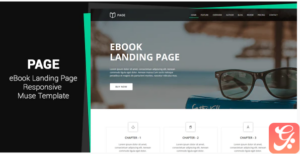 Page - EBook Landing Muse Template