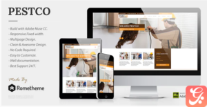 Pestco - Pest Control Services Muse Templates