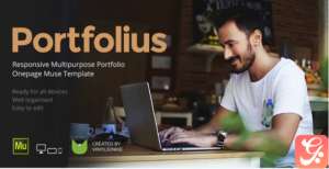 Portfolius - Responsive Multipurpose Portfolio Muse Template