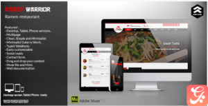 Ramen Warrior - Asian Restaurant Muse Template