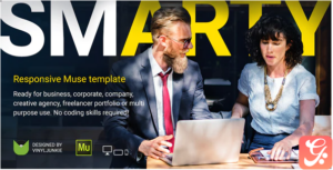 SmArty - Multipurpose Responsive Muse Template