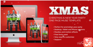 XMas - Christmas / New Year Party Muse Template