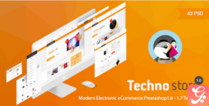 Technostore Responsive Prestashop 1.6 & 1.7 Theme