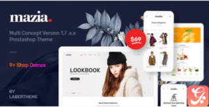 Themes Mazia Responsive Prestashop 1.7 - Labertheme