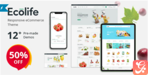 Ecolife - Organic, Food, Cosmetic & Multipurpose Prestashop Theme