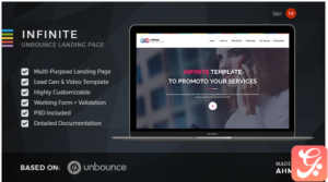 Infinite - Marketing Unbounce Template