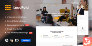 LeadFold - Lead Generation Unbounce Landing Page