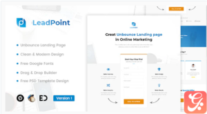 LeadPoint - Lead Generation Unbounce Landing Page Template