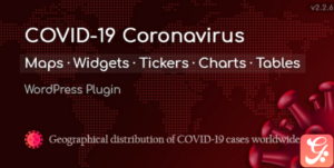 COVID-19 Coronavirus — Live Map & Widgets for WordPress 2.3.3