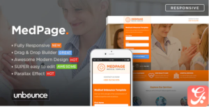 MedPage - Medical Unbounce Template