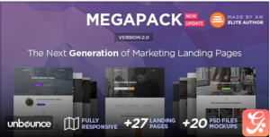 MEGAPACK - Multipurpose Unbounce Landing Pages Pack