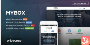 MyBox - Agnecy Unbounce Landing Page Template