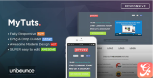 MyTuts - Education Unbounce Template