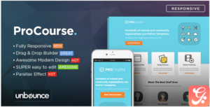 ProCourse - Unbounce eCourse Landing Page Template