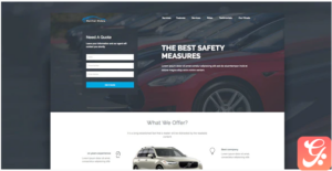 Rental Rides Unbounce Landing Page