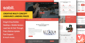 Sabil — Multi-Purpose Template with Unbounce Page Builder