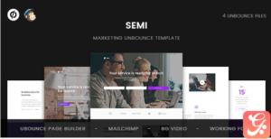 Semi - Service Unbounce Landing Page
