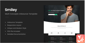 Smiley - Multi Concepts Unbounce Template