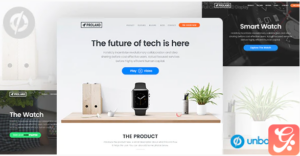 Unbounce Product landing Page Template - Proland
