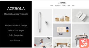 Acerola - Ultra Minimalist Agency HTML Template