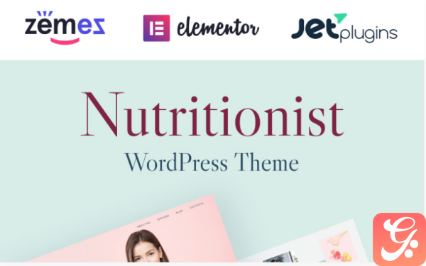 Healthera Certified Nutritionist WordPress Theme 1