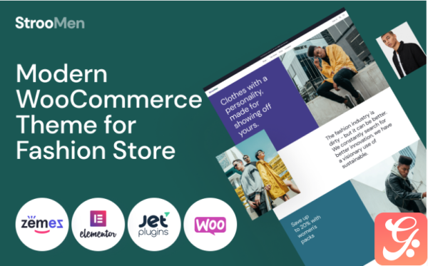 StrooMen - Men's Fashion eCommerce Store WooCommerce Theme