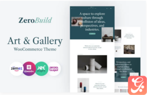 ZeroBuild - WooCommerce Art Gallery Theme That Boosts Your Shop