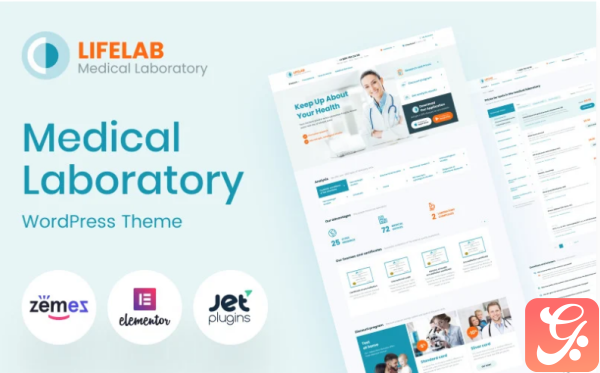 LifeLab Medical Laboratory WordPress Theme