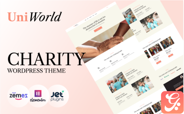 UniWorld Donations Charity WordPress Theme