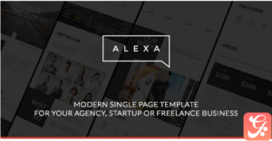 Alexa - Creative Single Page Template