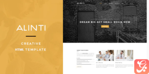 Alinti - Minimal HTML Portfolio