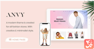 Anvy - Clean, Minimal Shop PSD Template