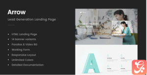 Arrow - Lead Generation Landing Page