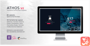 ATHOS V2 - Innovative Coming Soon Template