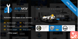 Automov - Car Repair, Auto Car Services HTML Template