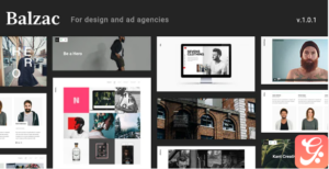 Balzac - An Ultra Creative HTML5 Template for Agencies