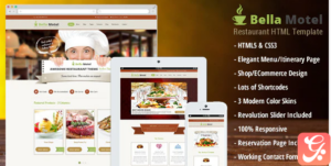 BellaMotel - Food, Restaurant Recipe HTML