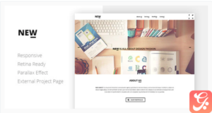 NEW Creative One Page Template