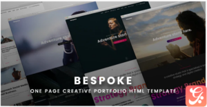 Bespoke One Page Creative HTML Template