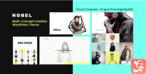 Nobel - Minimal & Versatile Multi-Concept Portfolio / Agency WordPress Theme