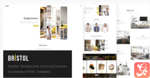 Bristol - Interior / Architecture / Decor & Furniture eCommerce HTML Template