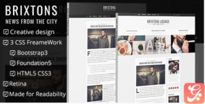 Brixton - Minimal & Personal HTML Blog Template