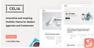 Celia - Innovative and Inspiring Portfolio HTML5 Template for Modern Agencies and Freelancers