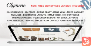 Clymene - Multipurpose HTML5 Template