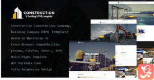 Construction - Construction Company, Building Company HTML Template