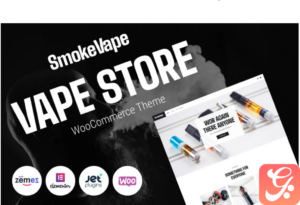 SmokeVape - Vape Shop eCommerce Websites WooCommerce Theme