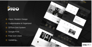 Oreo - Ultimate Creative Landing Page